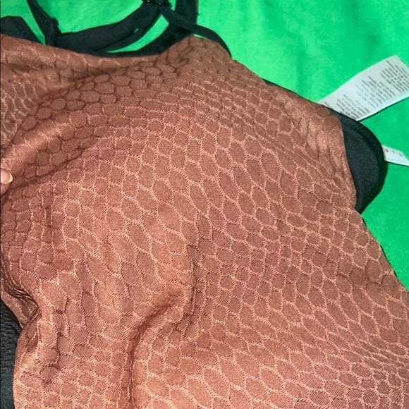 NWOT Sanctuary Brown Cutout Swimsuit size XL - Picture 5 of 5